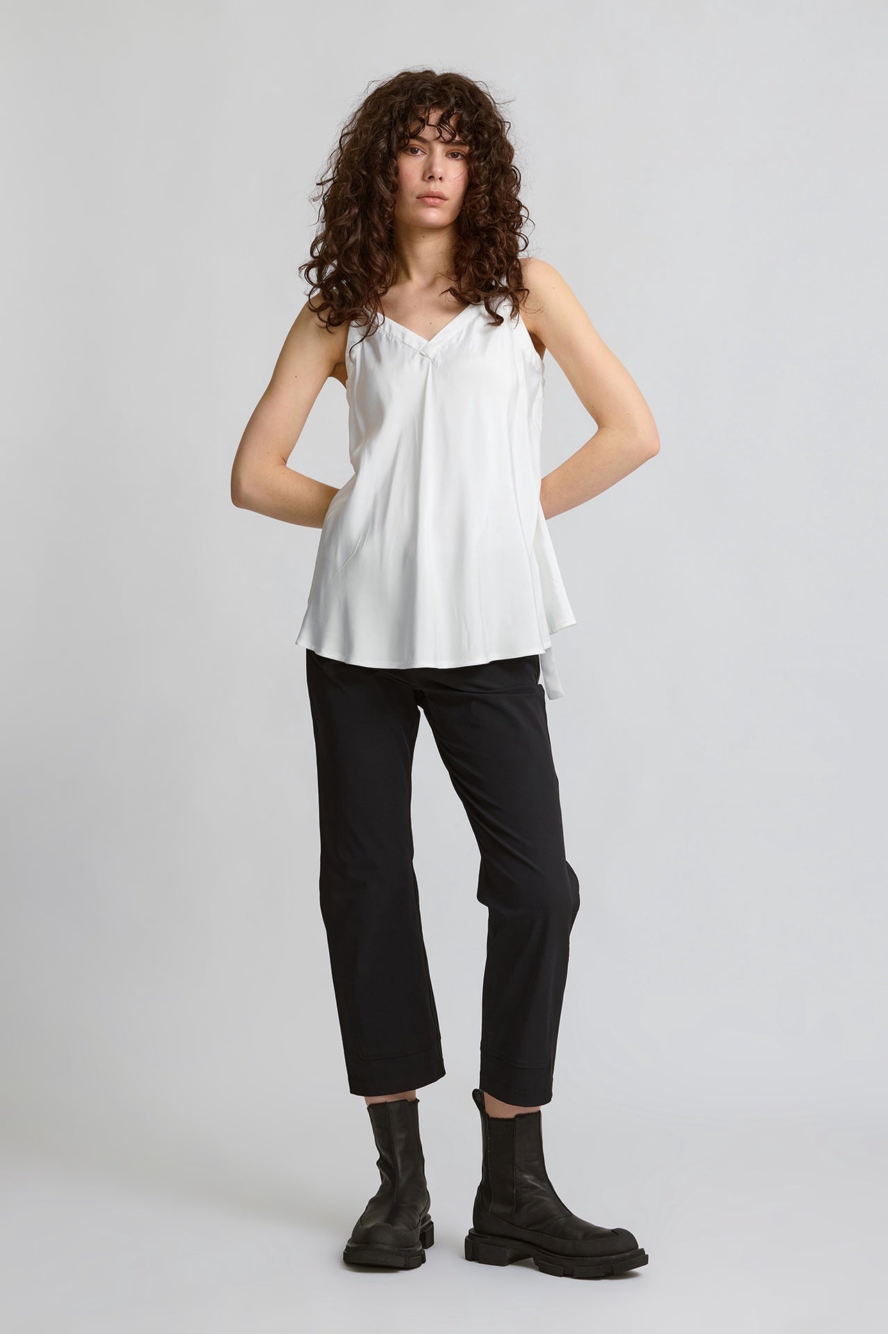 May Cashmere Tank - Ivory