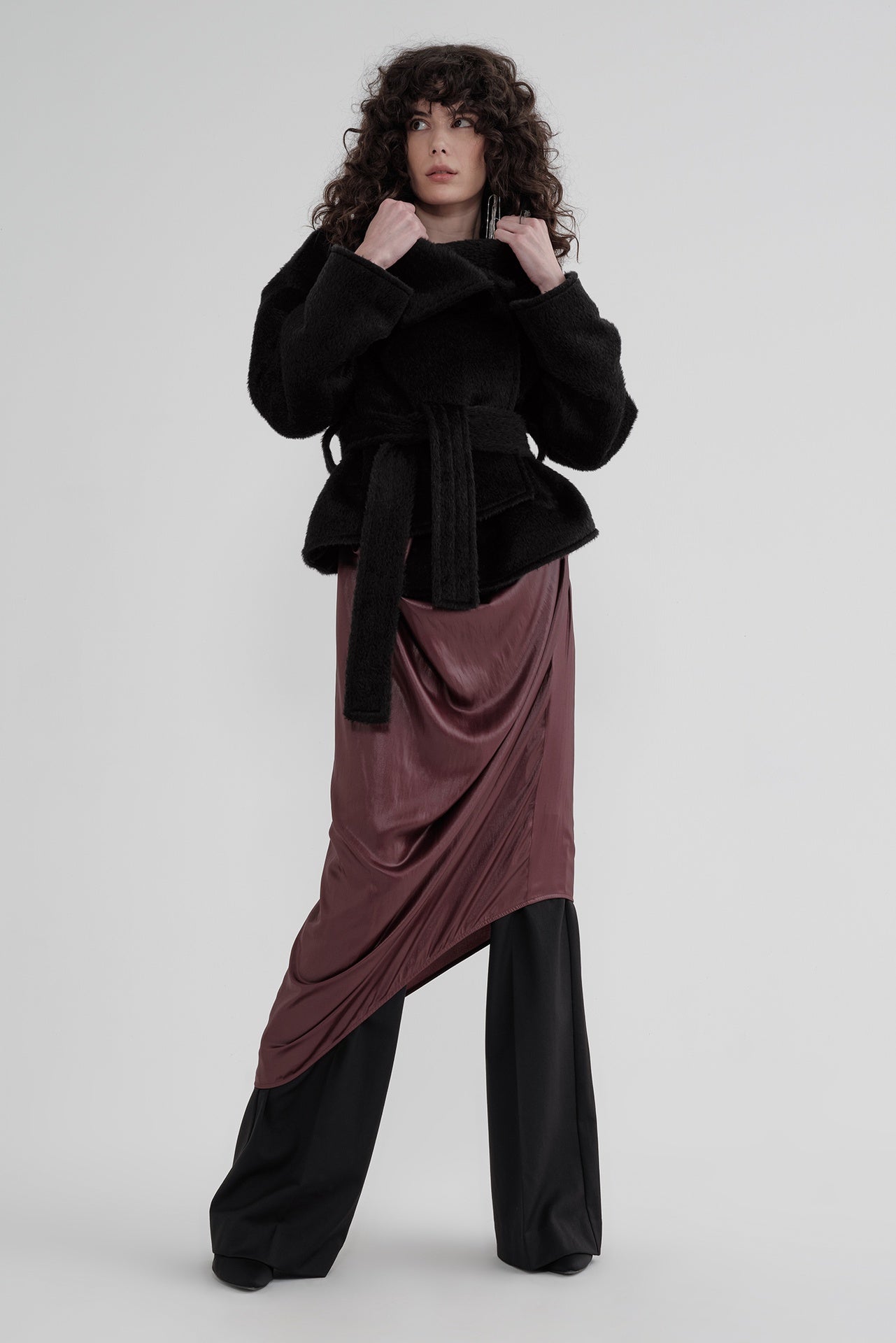 Perforate Jacket - Black in Black