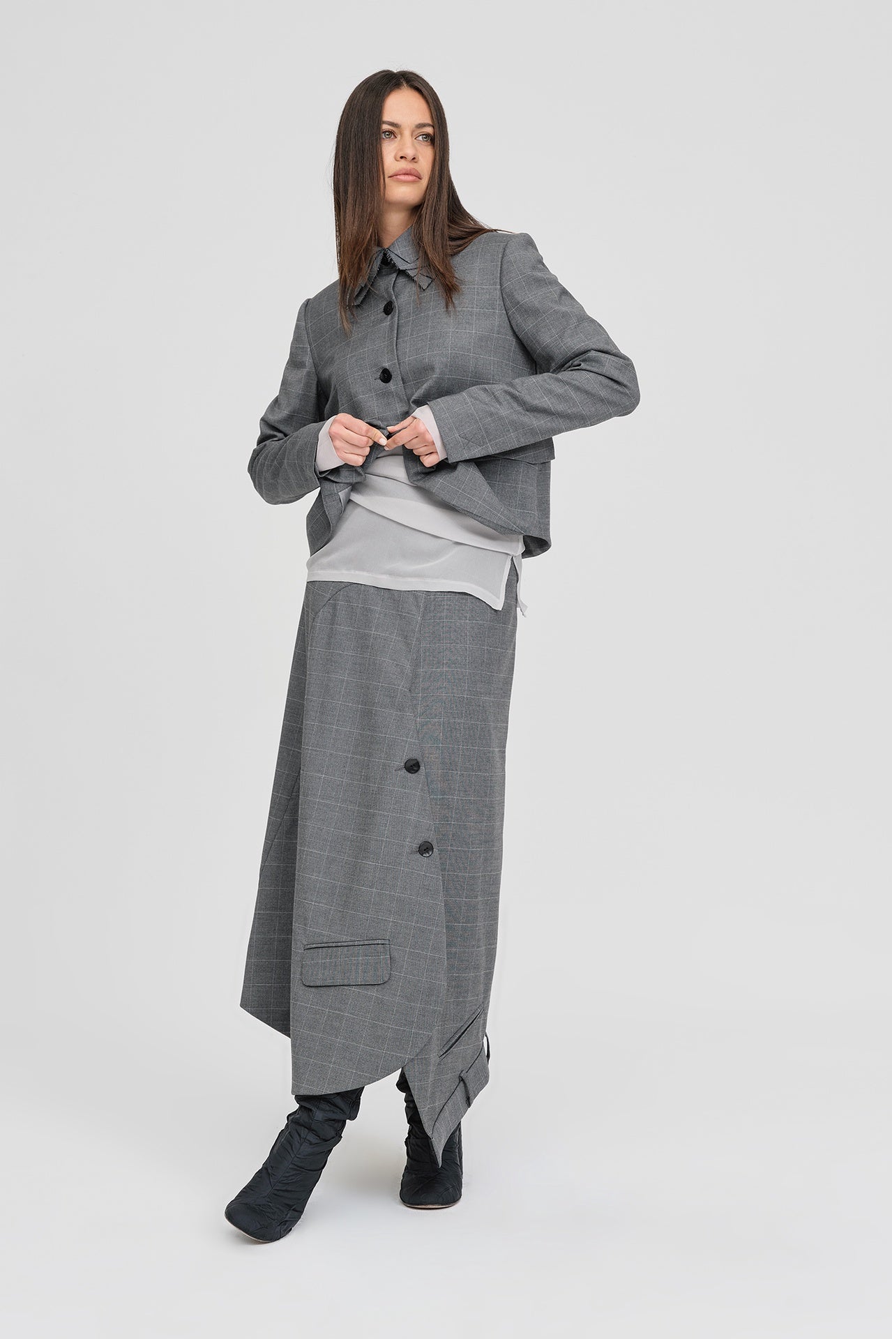 deres デレス 18th Muse skirt グレー 0サイズ ORDER】Freya / Muse skirt – deres.online
