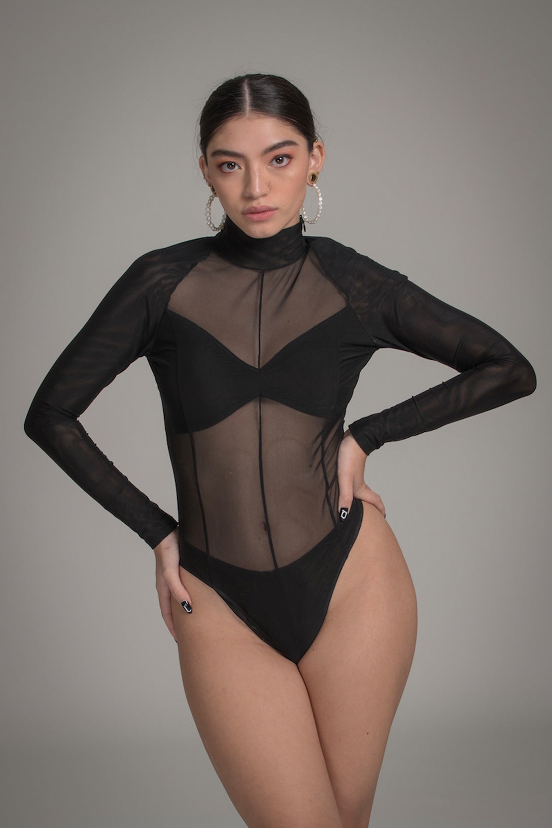 Eve Backless Bodysuit Black in Black The Shelter