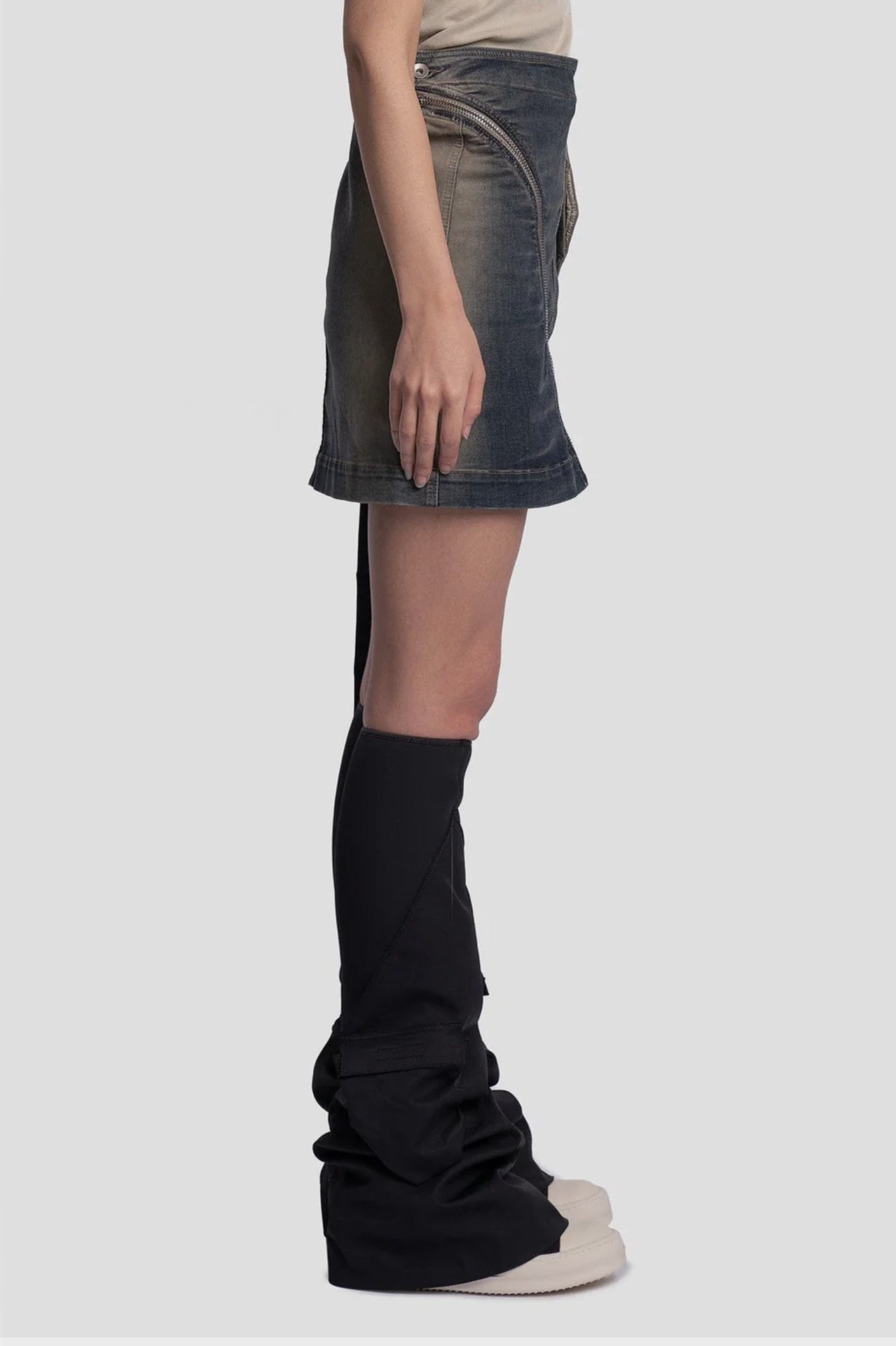 Aircut Mini Skirt - Mineral Pearl Degrade in Blue - The Shelter