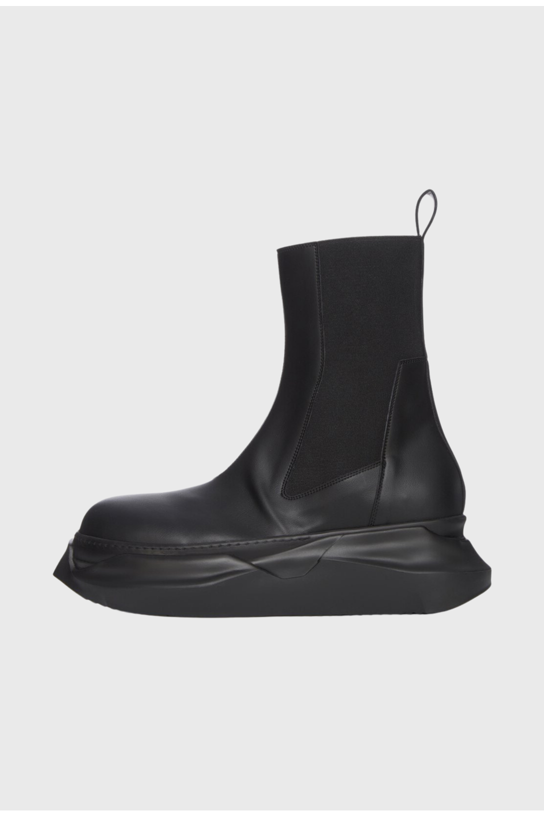 リックオウエンス Beatle Abstractブーツ ブラック Beatle Abstract Boots - Black Vegan Leather in Black - The