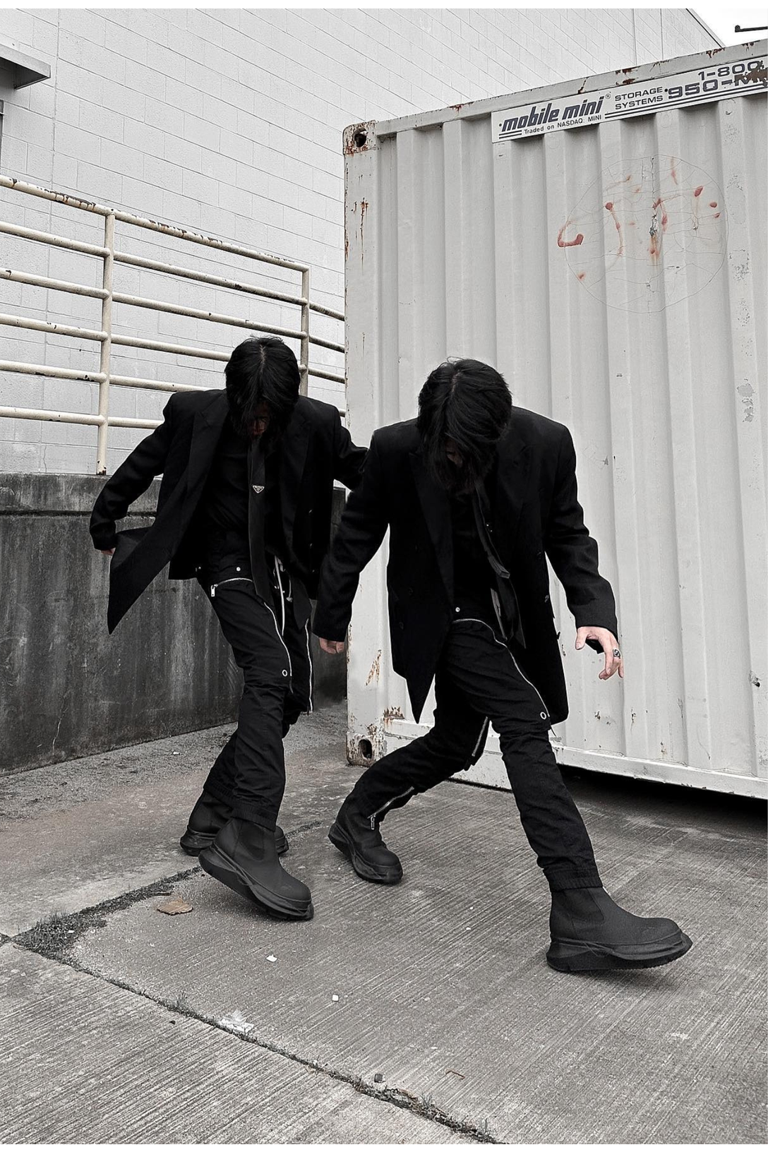 Beatle Abstract Boots - Black Vegan Leather in Black - The Beatle Abstract Boots - Black Vegan Leather in Black - The