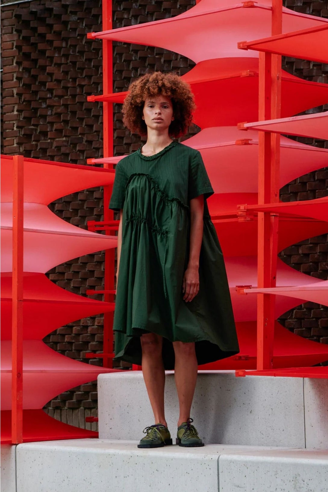 green dress nz Bon Chalant - Garden in Green collection: going-out-dresses
