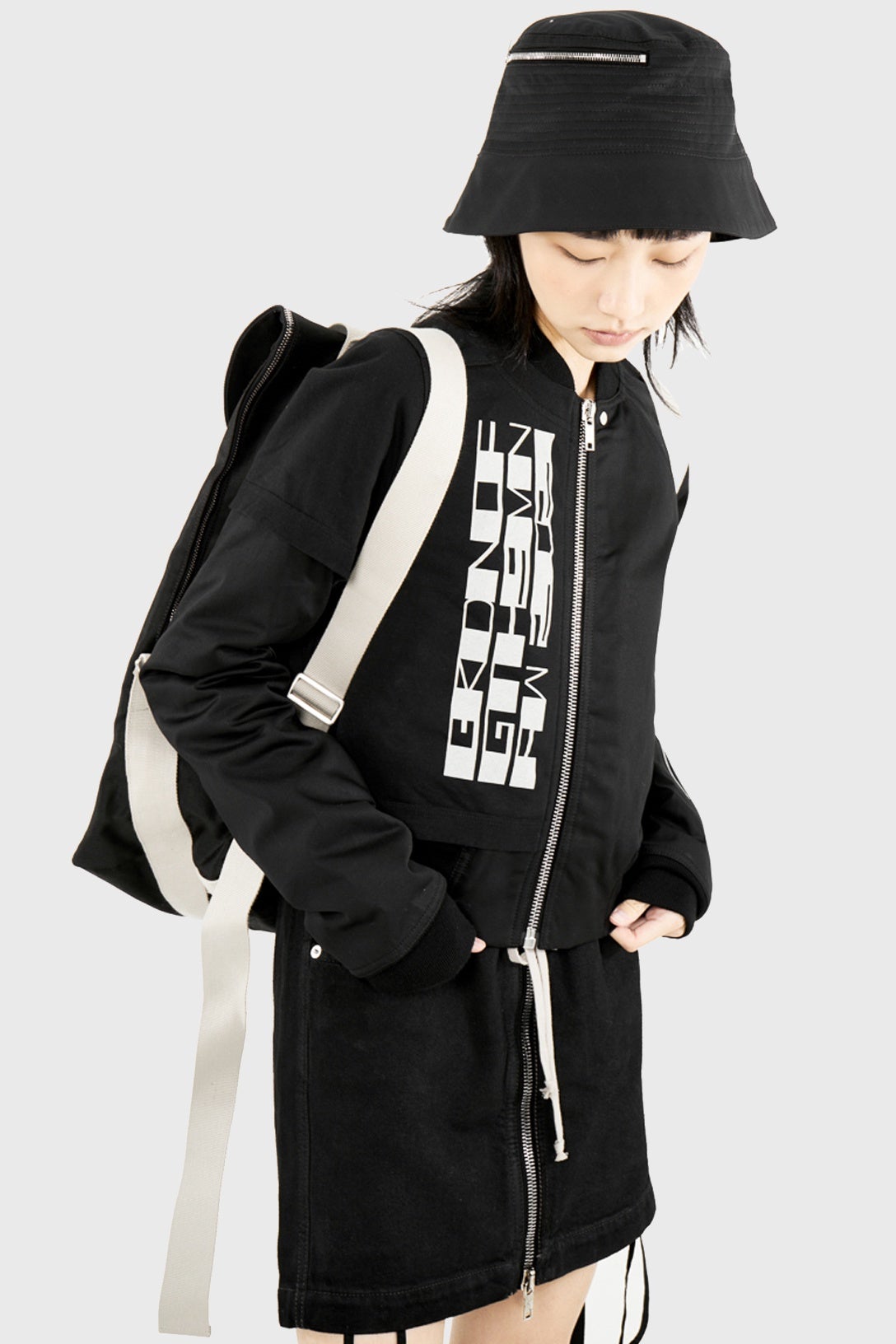 Pocket Gilligan Hat - Black in Black - The Shelter Pocket Gilligan Hat - Black in Black - The Shelter