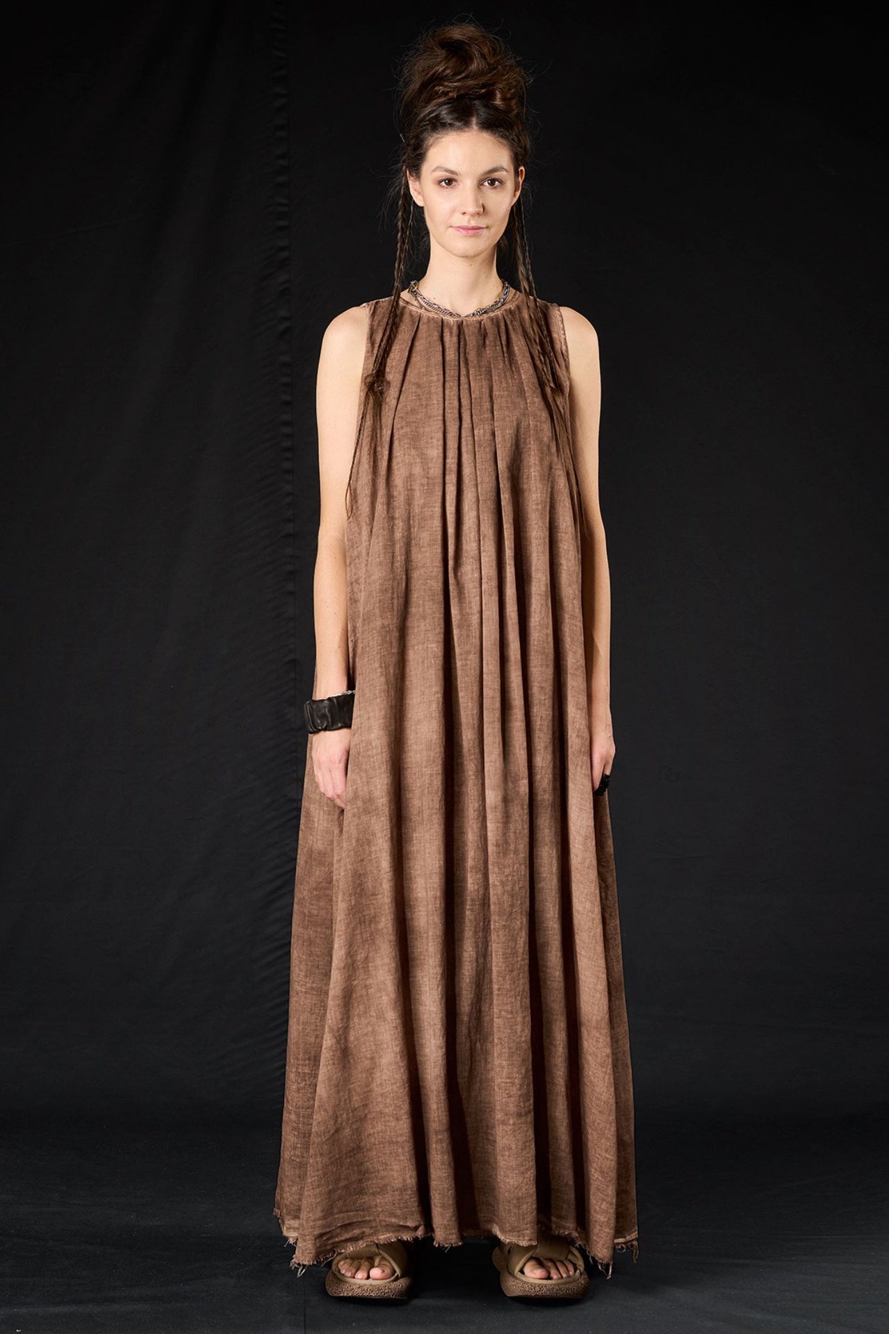 old brown dress Nevara Dress – Petite Chérie