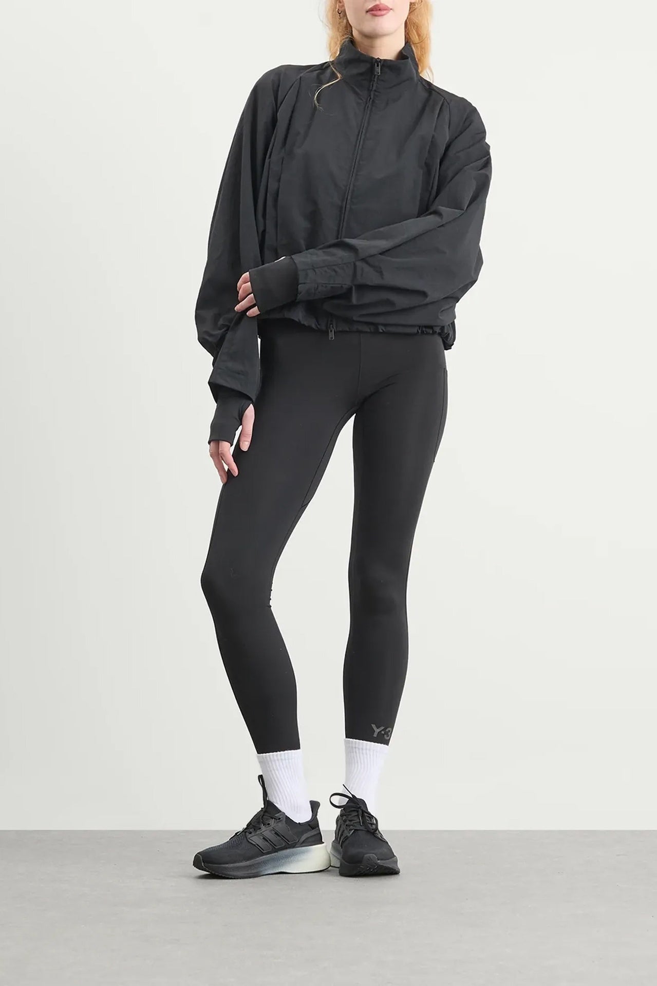 Cropped Jacket - Black in Black - The Shelter