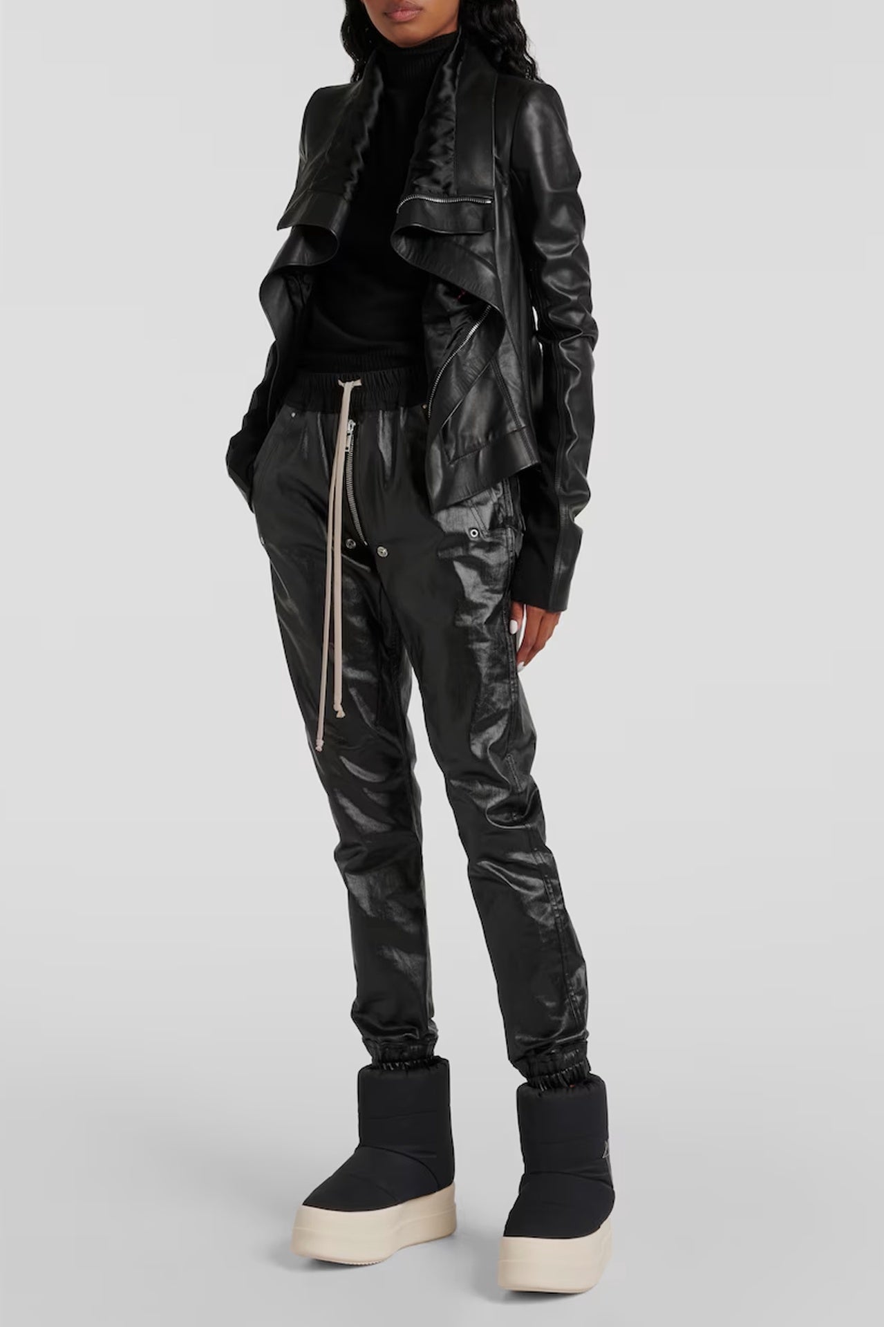 【送料&関税込】Rick Owens Porterville Mega Bumper Lunar Boo Black Porterville Mega Bumper Lunar Boots by Rick Owens on Sale