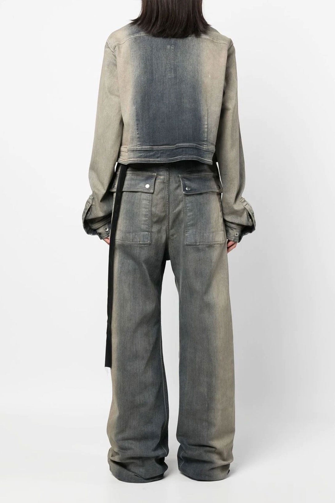 Rick owens cropped jacket hotsell